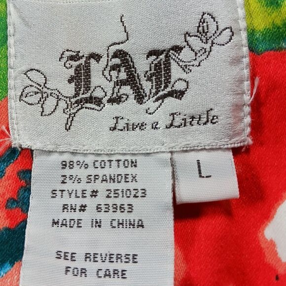 LAL (Live A Little) Spring Floral Blazer Multicolor. Woman's L. VNT, Retro...... - Picture 7 of 11